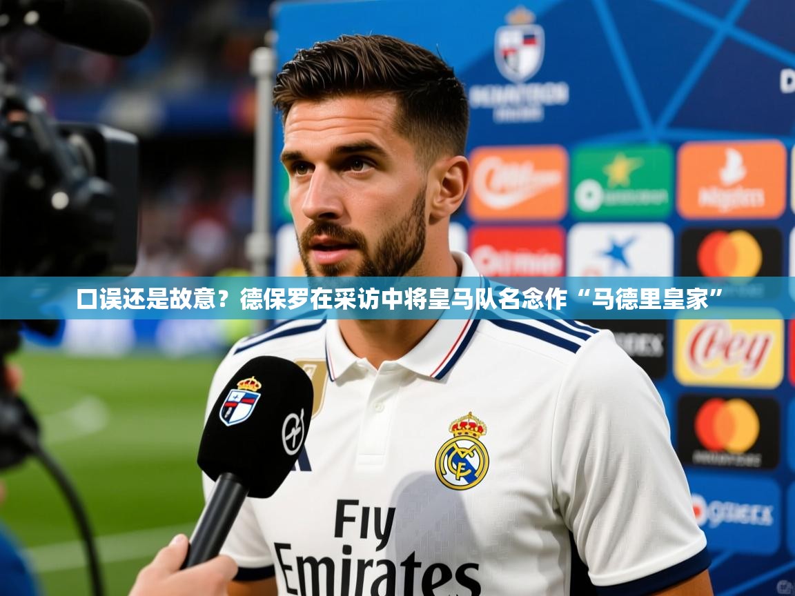 2025爱游戏体育网页版登录口误还是故意?德保罗在采访中将皇马队名念作“马德里皇家” 第2张